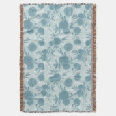 Retro Blumenmuster 2 3 Decke (Vorderseite Vertikal)