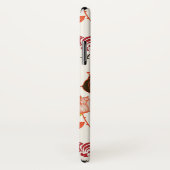 Retro Blumenmuster 2 Case-Mate iPhone Hülle (Hinten/Rechts)