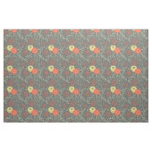 Retro-Blumenmuster 2 Stoff (Fat Quarter (45,7 x 55,9 cm))
