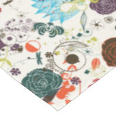 Retro Blumenmuster 2 Tischdecke (Schrägansicht)