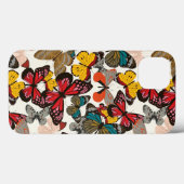 Retro-Blumenmuster 5 Case-Mate iPhone Hülle (Rückseite (Horizontal))