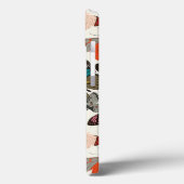 Retro-Blumenmuster 5 Case-Mate iPhone Hülle (Rückseite / Links)