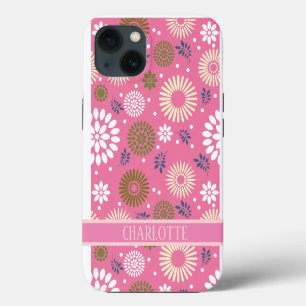 Retro-Blumenmuster Case-Mate iPhone Hülle