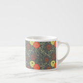 Retro Blumenmuster Espressotasse (Rechts)
