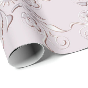 Retro Blumenmuster Geschenkpapier