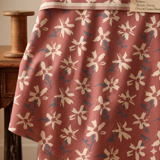 Retro Blumenmuster im boho Stil. Abstrakt Daisy Stoff