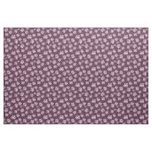 Retro-Blumenmuster in Burgunderrot. Stoff (Yard (91,4 cm))