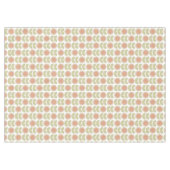 Retro-Blumenmuster in Pastellrosa aus der Mitte de Tischdecke (Vorderseite (Horizontal))