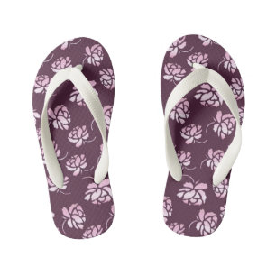 Retro Blumenmuster Kinderbadesandalen