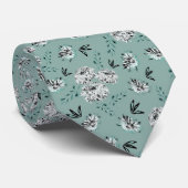 Retro Blumenmuster. Krawatte (Gerollt)