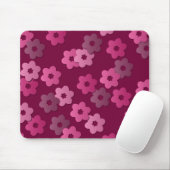 Retro-Blumenmuster-Mauspad Mousepad (Mit Mouse)