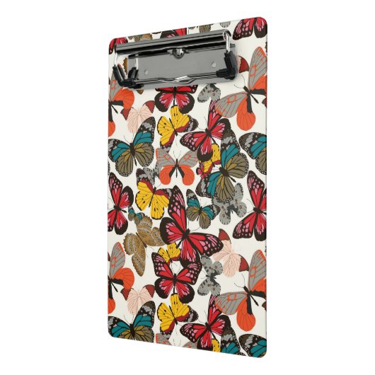 Retro Blumenmuster Mini Klemmbrett (Gewinkelt2)