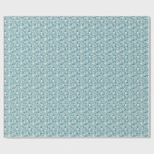 Retro-Blumenmuster mit Gänseblümchen. Geschenkpapier (Flach)