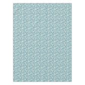 Retro-Blumenmuster mit Gänseblüten. Tischdecke (Vorderseite)