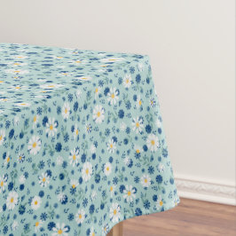 Retro-Blumenmuster mit Gänseblüten. Tischdecke