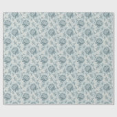 Retro-Blumenmuster mit Viburnum-Blume Geschenkpapier (Flach)