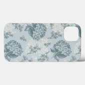 Retro Blumenmuster mit Viburnum-Blumen Case-Mate iPhone Hülle (Rückseite (Horizontal))