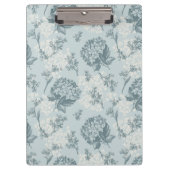 Retro Blumenmuster mit Viburnum-Blumen Klemmbrett (Vorderseite)