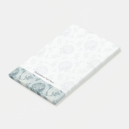 Retro Blumenmuster mit Viburnum-Blumen Post-it Klebezettel (angewinkelt)