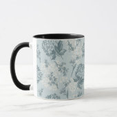 Retro Blumenmuster mit Viburnum-Blumen Tasse (Links)