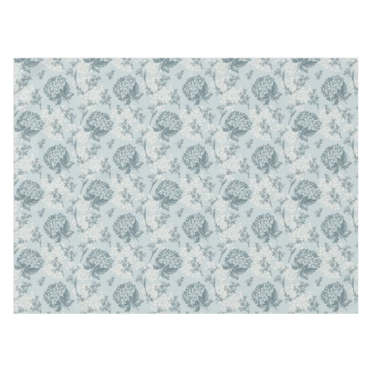 Retro Blumenmuster mit Viburnum-Blumen Tischdecke (Vorderseite (Horizontal))