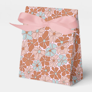 Retro-Blumenmuster nahtlos Geschenkschachtel