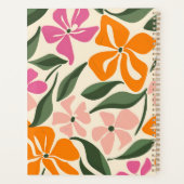 Retro-Blumenmuster Planer (Rückseite)