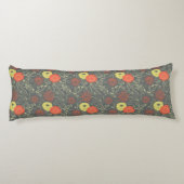 Retro Blumenmuster Seitenschläferkissen (Rückseite)