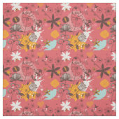 Retro Blumenmuster Stoff (Muster)