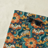 Retro-Blumenmuster Strandtuch (Beispiel)