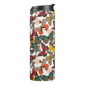 Retro Blumenmuster Thermosbecher (Nach links gedreht)