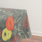 Retro Blumenmuster Tischdecke (Beispiel)