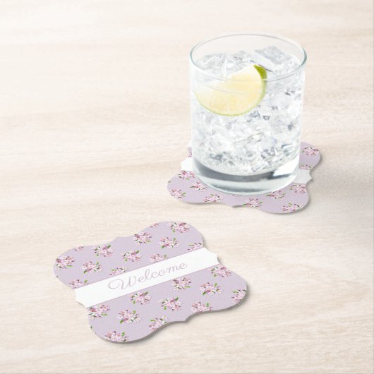 Retro Blumenmuster Untersetzer (Vor Ort)