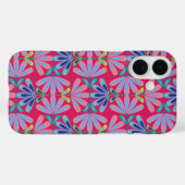 Retro-Blumenreihe Case-Mate iPhone Hülle (Rückseite (Horizontal))