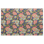 Retro-Blumenrosa Stoff (Fat Quarter (45,7 x 55,9 cm))