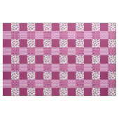 Retro Blumenschädel-Polkapunkt Stoff (Fat Quarter (45,7 x 55,9 cm))