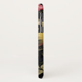 Retro-Blumenstoff Case-Mate iPhone Hülle (Hinten/Links)