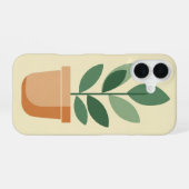 Retro-Blumentopf iPhone 16 Hülle (Rückseite (Horizontal))