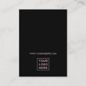 Retro Blush Pink Disco Glam | Earring Display Card Visitenkarte (Rückseite)