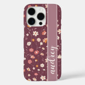 Retro Blüten Case-Mate iPhone Hülle (Rückseite)
