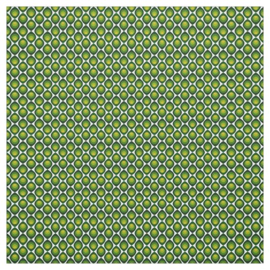 Retro-Blütendesign - Farbe grün Stoff (Muster)