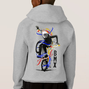 Retro Bmx Bike - Bmx Flatland Hoodie - Bmx Apparel