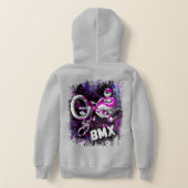 Retro Bmx Bike - Bmx Trick Jump Hoodie (AblageHinten)