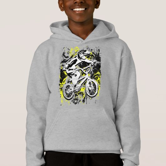 Retro Bmx Bike Race - Bmx Racing Hoodie (Vorderseite)