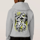 Retro Bmx Bike Race - Bmx Racing Hoodie (Rückseite)