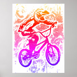 Retro Bmx Poster - Vintages Bmx Bike Poster drucke