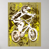 Retro Bmx Racing - Bmx Bike - Bmx Poster drucken (Vorne)