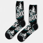 Retro Bmx Socks - Old School Bmx Socken (Linkes Detail)
