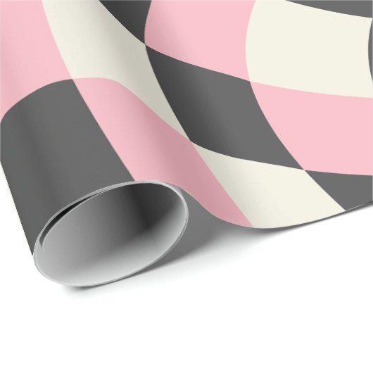 Retro-Boardmuster , Y2k Geschenkpapier (Rolleneckpunkt)