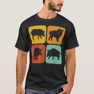 Retro Boars I Pig I Ästhetik I Hog T-Shirt